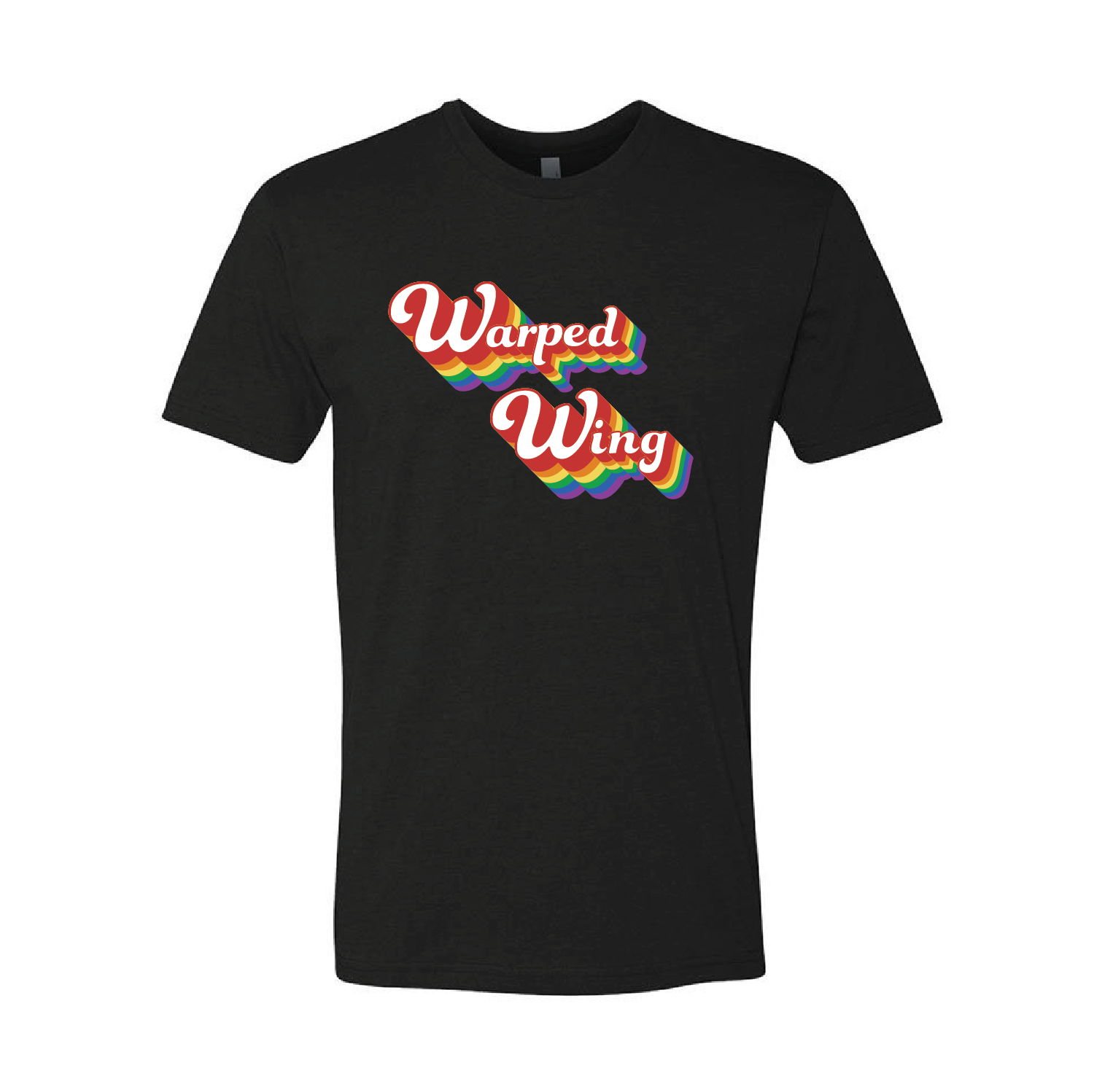 Logo Tee Black Warped Wing Store