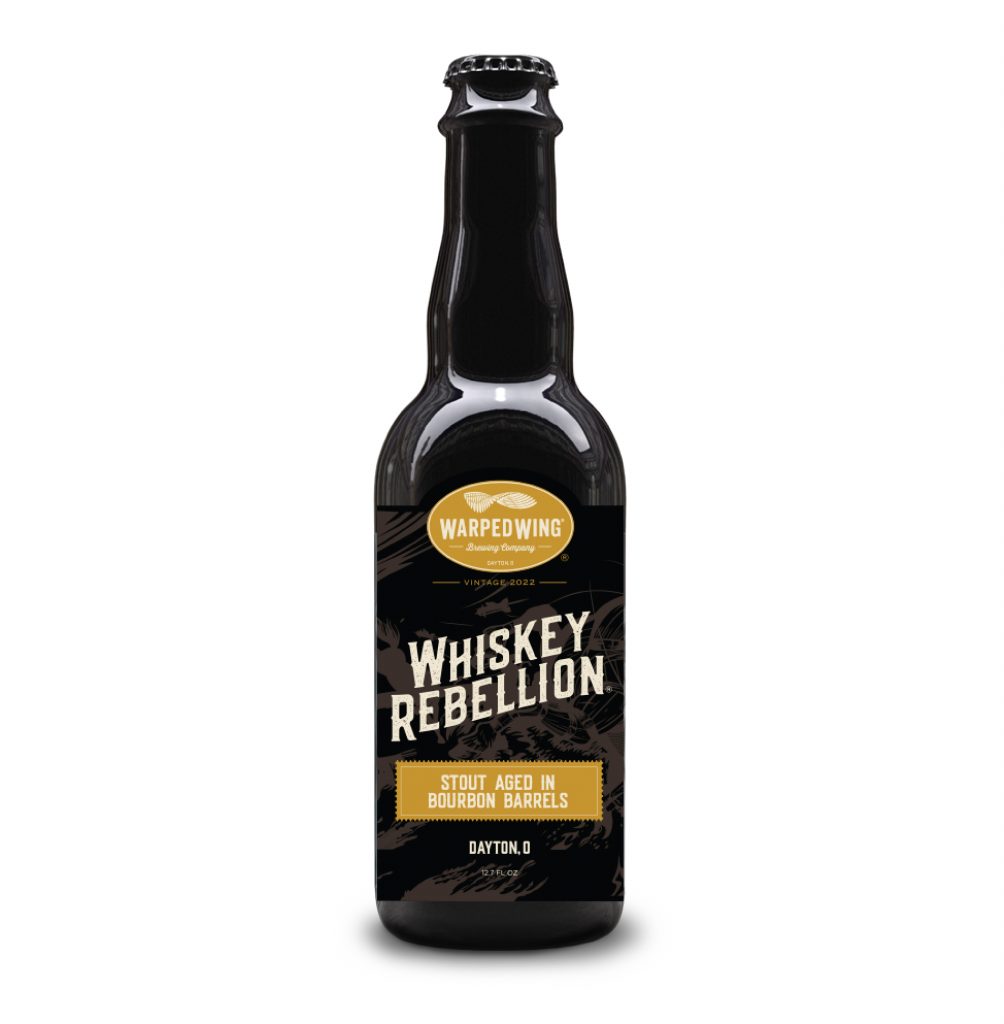 2022 Whiskey Rebellion Stout Aged in Bourbon Barrels 375ml bottle OHIO SHIPPING ONLY Warped