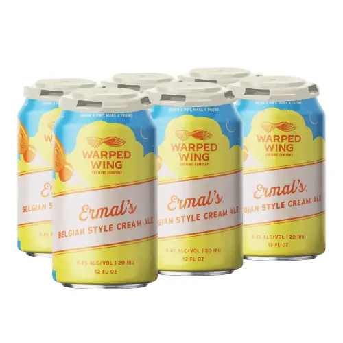 Ermal's Belgian Style Cream Ale 6pk cans - OHIO SHIPPING ONLY